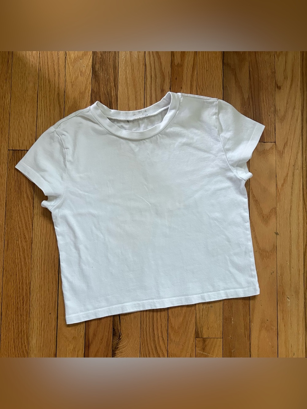 Classic White Kids Tee - Crew Neck Short Sleeve